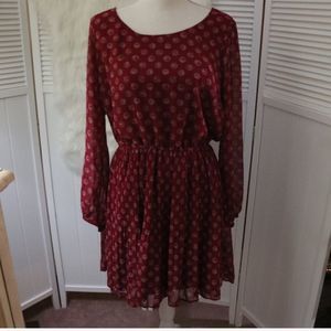 Elle red cute dress